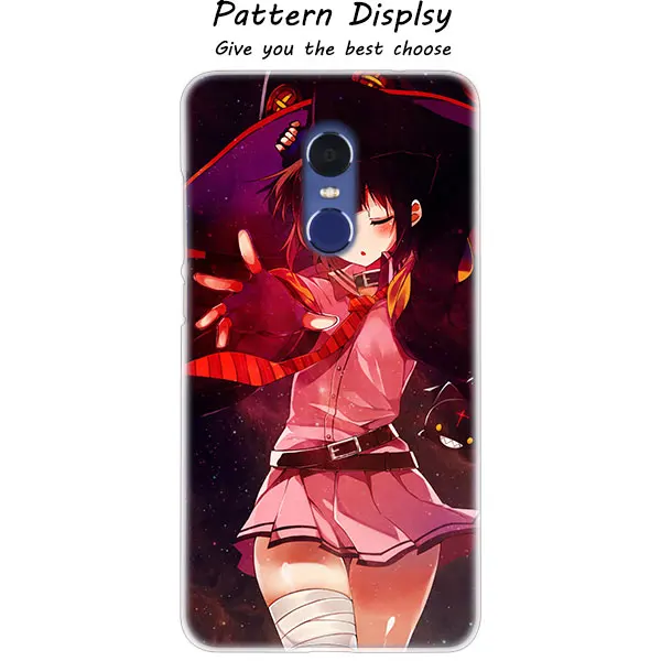 Модный прозрачный чехол MLLSE с аниме Konosuba Megumin для Xiaomi Play Rdemi S2 3S 4A 5A 5Plus 6A Pro Note 6 5A 4X4 7 - Цвет: 09