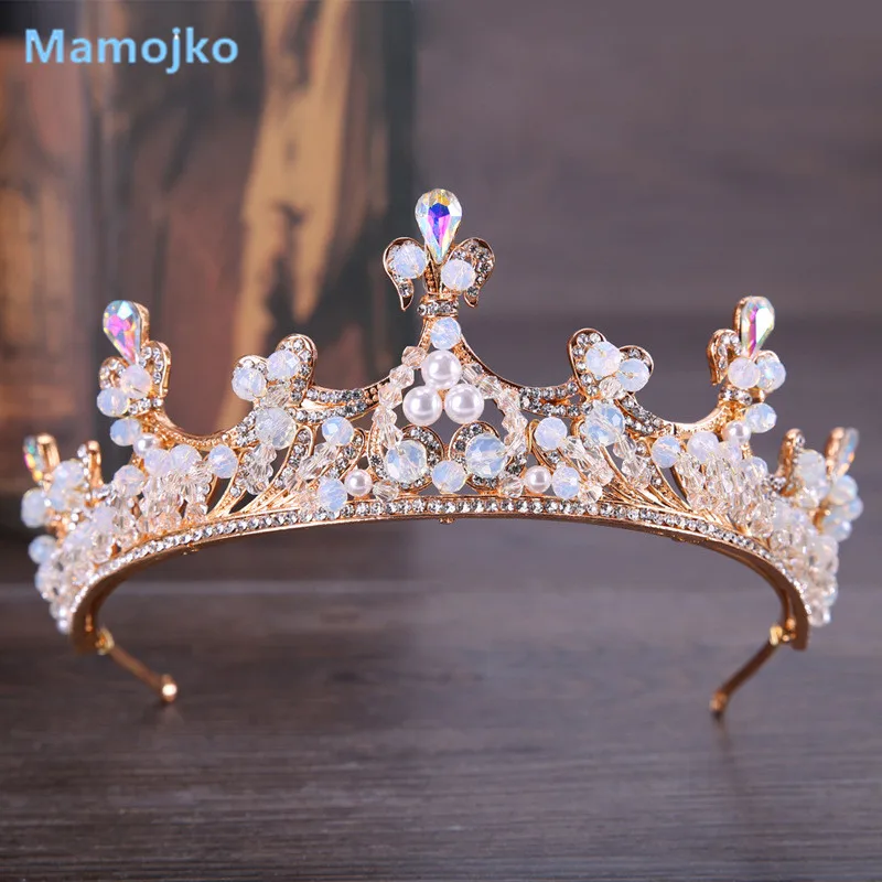 Mamojko Свадебные Украшения для волос Украшенные стразами крыла корона Для женщин