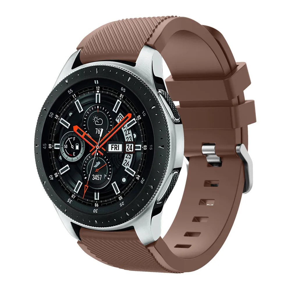 Мягкий силиконовый сменный ремешок для наручных часов ремешок для samsung Galaxy Watch 46mm Шестерни S3 классический/Frontier 22 мм Correas de reloj