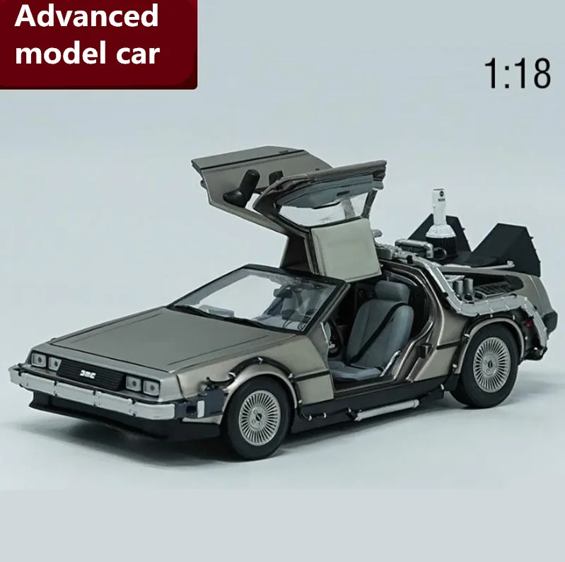1:18 передовая модель автомобиля из DeLorean сплава литая под давлением металлическая