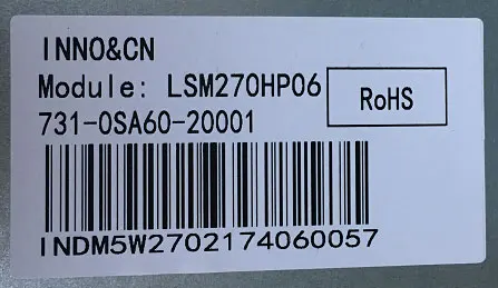 ЖК дисплей LSM270HP06 LSM270HP08 панель с дисплеем для работы устройствами работающими