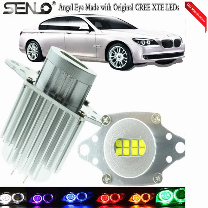 E90 Ангел глаз 80W 6000K Promotion Светодиодный Маркер для BMW E92 E60 E82 E93 E87 белый Цвет легко