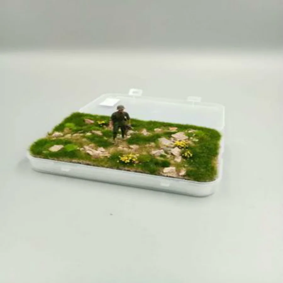 Масштаб архитектуры новинка DIY трава с каменной втулкой модельный коврик в стиле