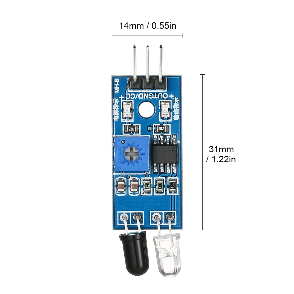 20 шт. инфракрасный Сенсор модуль обхода препятствий доска для Arduino салона