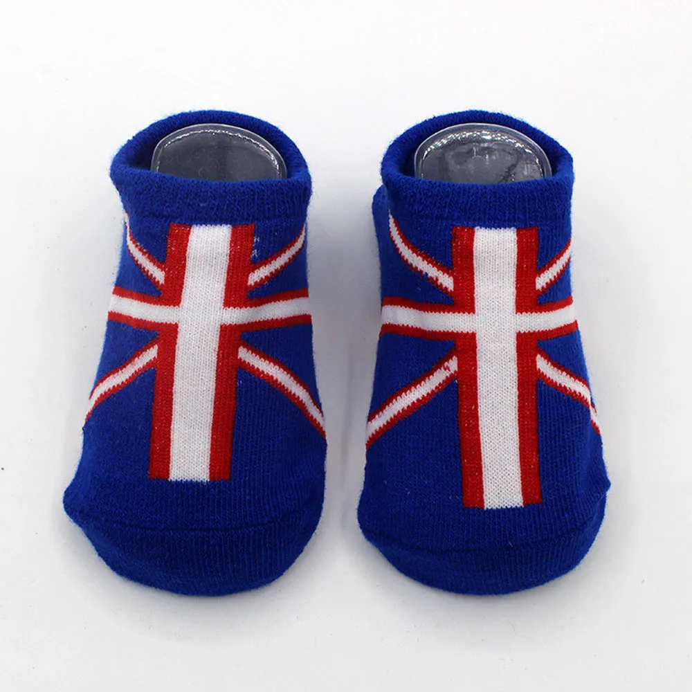 LONSANT/детские носки для малышей хлопковые эластичные тапочки с принтом