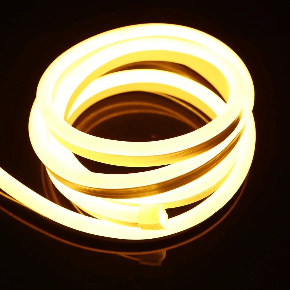 Гибкий светодиодный rgb неоновая лента 220 V 110 120 светодиодный/m водонепроницаемый