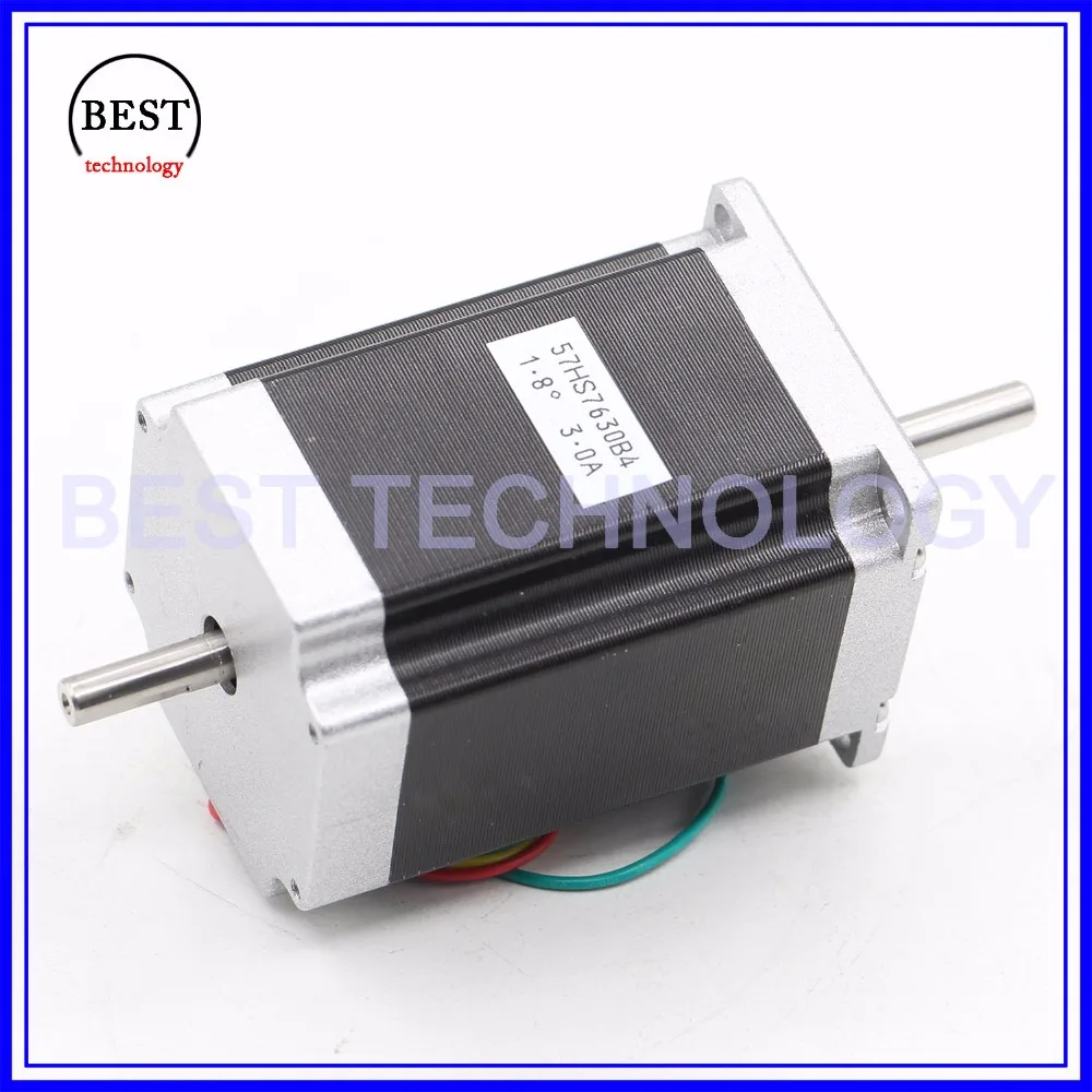 Комплект шагового двигателя Nema23 57x76 мм 3 а 6 35 нм двойной вал 256 DM542 Microstep 1 0