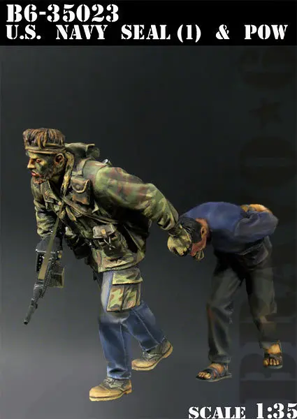 

1/35 model kit resin kit US NAVY SEAL(1) AND POW