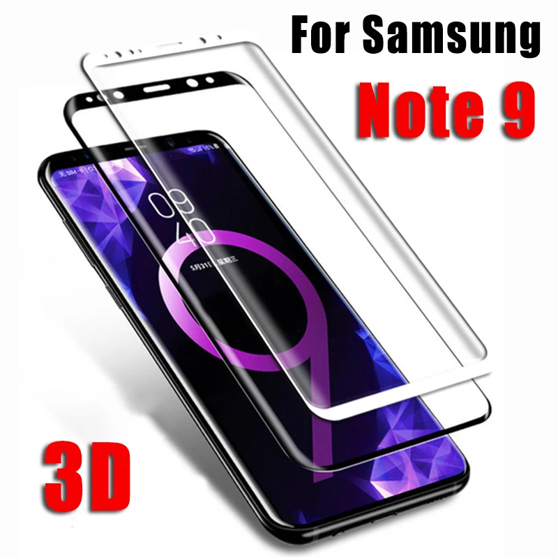 3D Защитное стекло для samsung galaxy note 9 gaxaly note9 закаленное verre tremp Защита экрана