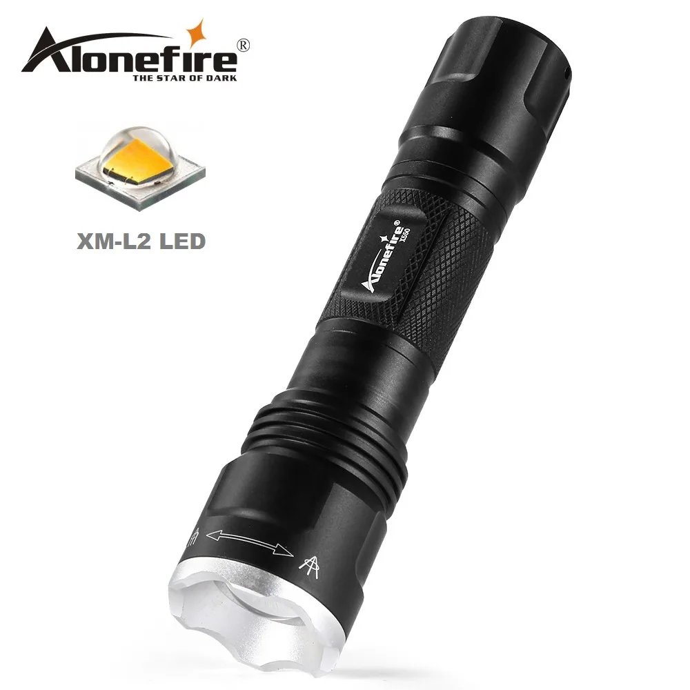 AloneFire X550 фонарик с мини зумом CREE XM L2 Светодиодная лампа наружный охотничий фонарь