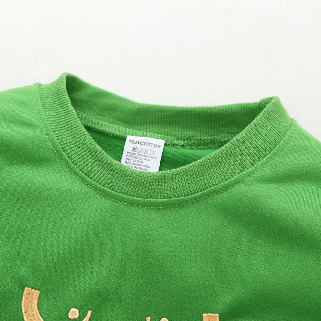 Комплект одежды из 3 предметов для маленьких мальчиков и девочек свитшот с