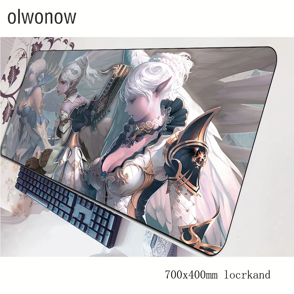 Коврик для мыши lineage 2 700x400x3 мм игровой коврик большой геймерский восхитительный