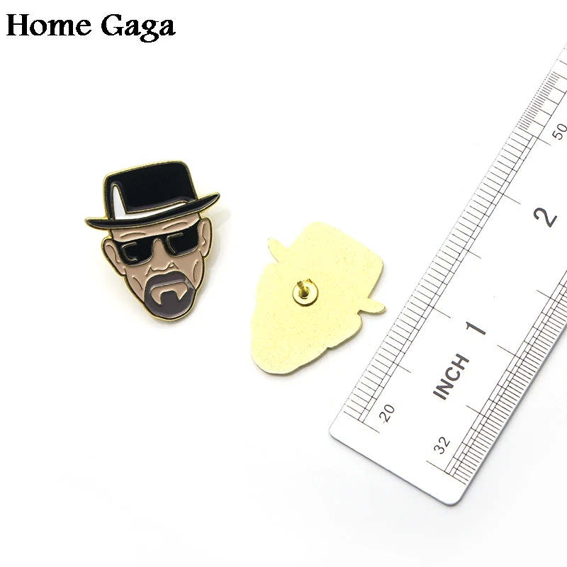 Homegaga Breaking Bad Metal цинковые эмалированные булавки трендовые медали рюкзак рубашка