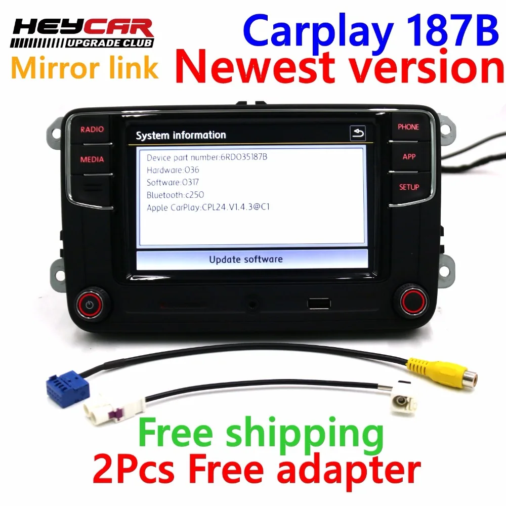 Carplay RCD330 Plus MIB 6," Радио стерео для VW Polo Golf 5 6 PassatB6 B7 CC Tiguan Jetta MK5 MK6 Touran Mirrorlink 1GB
