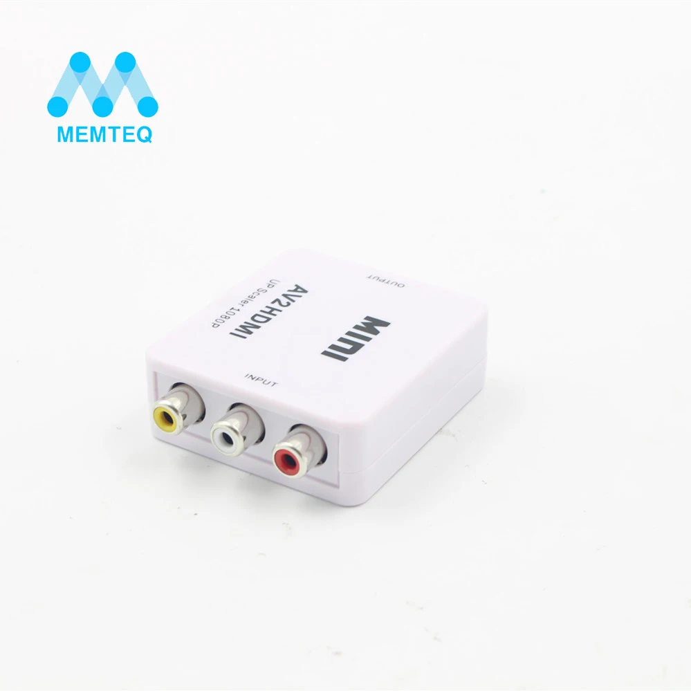 MEMTEQ AV к HDMI конвертер RCA CVBS мини композитный адаптер Full HD 1080P 480i аудио видео| |