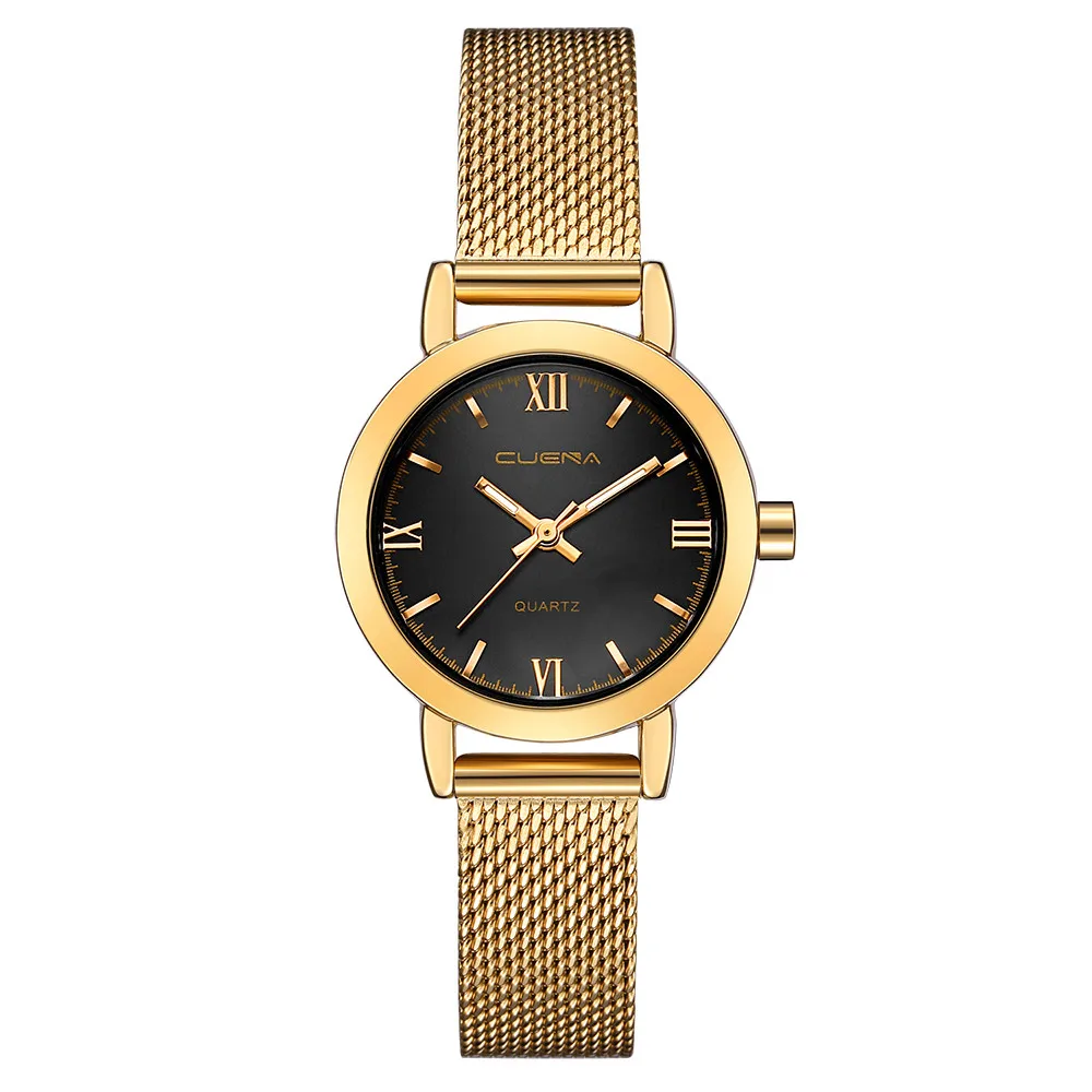 color as show Montre Femme,, Топ бренд, роскошные женские часы, браслет из нержавеющей стали с сеткой, часы, женское платье, кварцевые часы, Relogio Feminino - Цвет: color as show