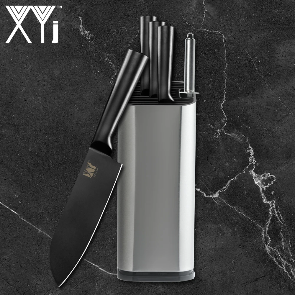 XYj кухонный нож 4cr14mov ножи из нержавеющей стали японский Santoku разделочный шеф