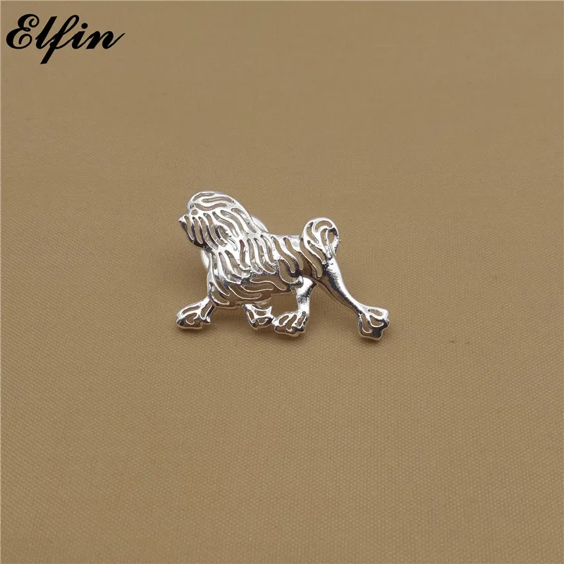 Эльфин оптом Lowchen Броши золотого цвета серебряный цвет модные броши в форме