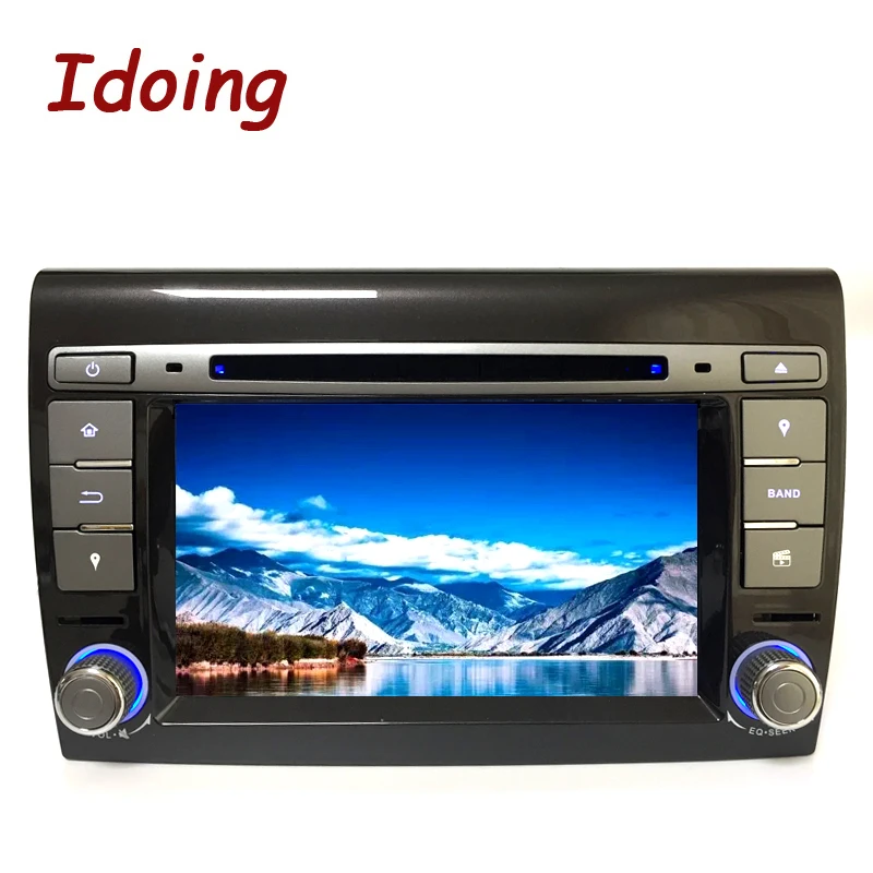 Idoing рулевое колесо " 2Din Android 9,0 Автомобильный видео dvd-плеер для Fiat Bravo мультимедиа gps навигация 4G+ 32G сенсорный экран AUX