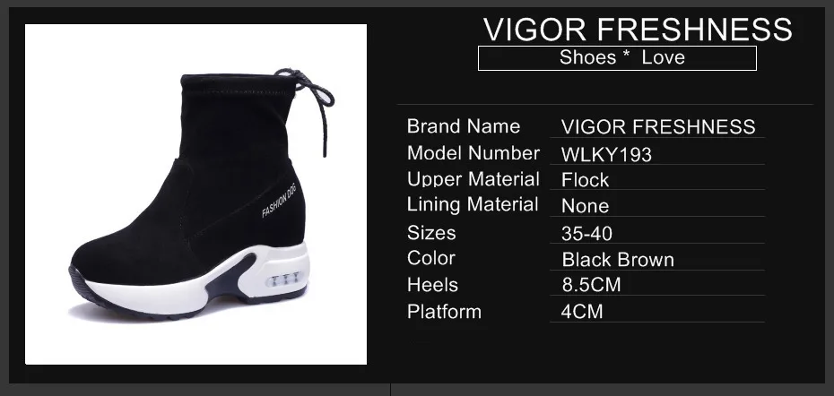 VIGOR/Брендовые женские ботильоны; Осенняя женская обувь; короткие ботинки на низком каблуке; зимние женские ботинки в байкерском стиле; кроссовки; WY193