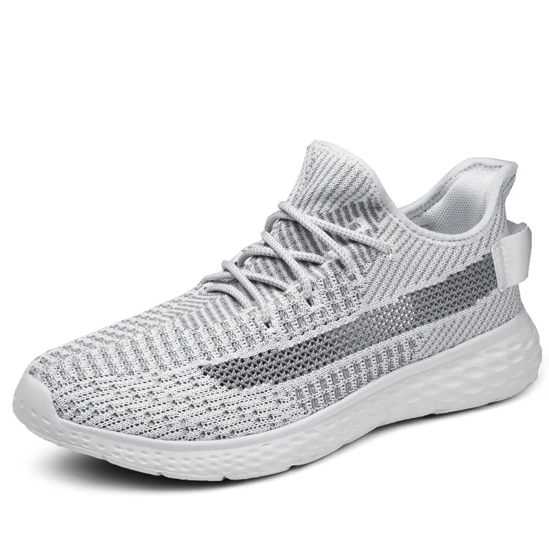 Мужские кроссовки для бега дышащие сетчатые удобные прогулок фитнеса спортивные
