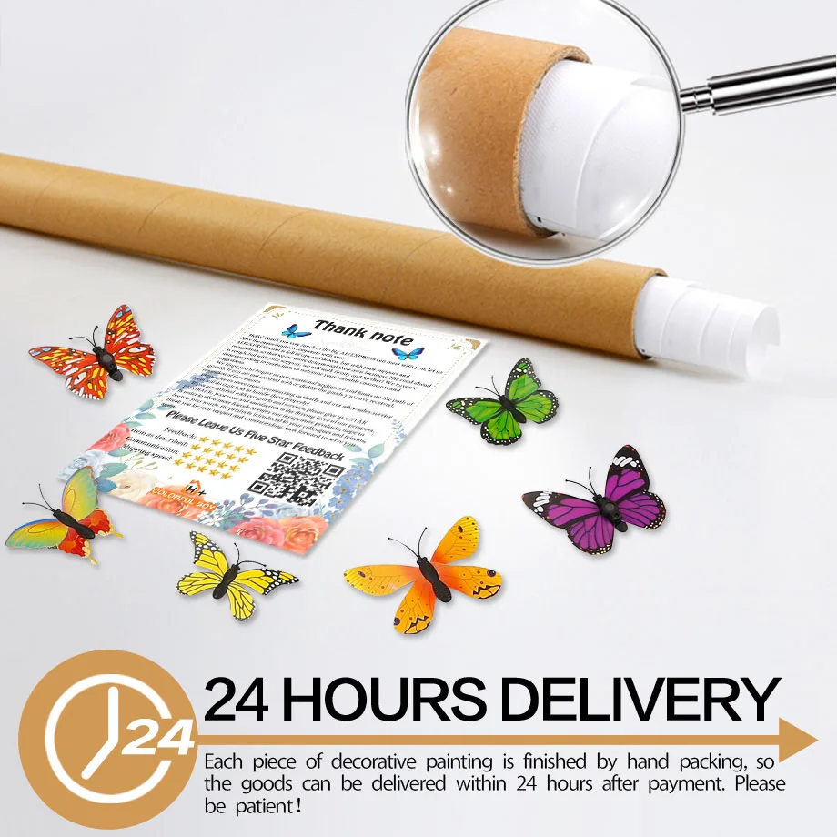 

COLORFULBOY Butterfly Quotes Black White Posters And Prints Wall Art Canvas Painting Wall Pictures For Living Room Decor