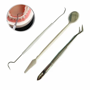 Принадлежности для чистки зубов зубочистка рот зеркало Пинцет limpieza зубная нить hilo зубные щетки Z254