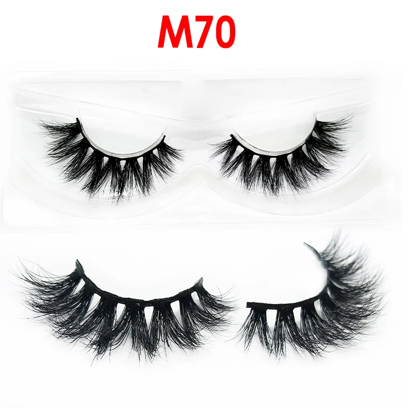 Высокое качество 5D норковые ресницы 25 мм накладные толстые полосы ручной работы