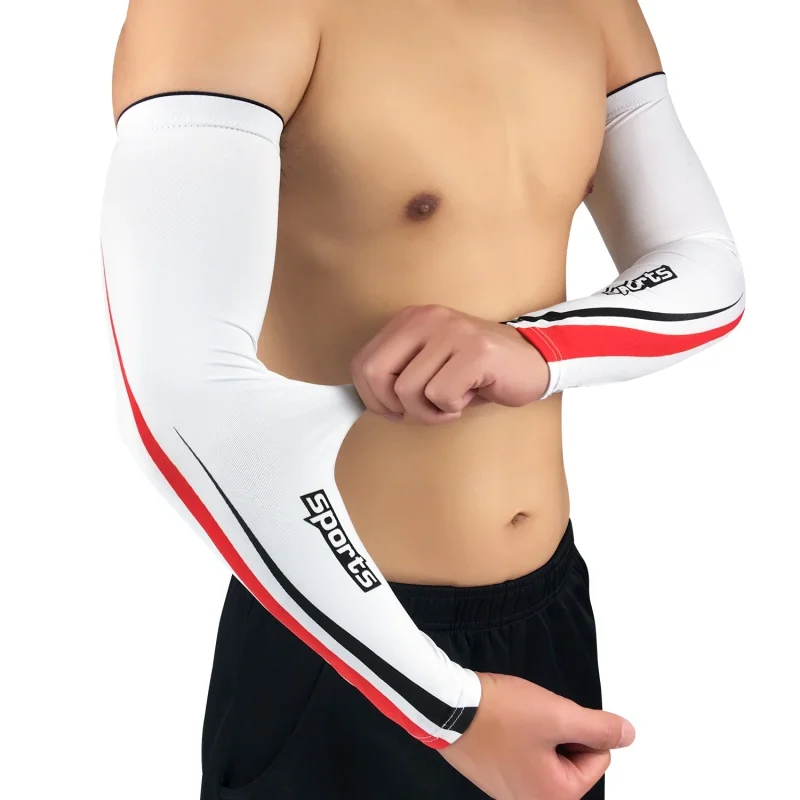 

2 pieces / batch summer running cycling arm warmer UV protection sleeve baseball compression arm sleeve bicycle sports sunscreen
