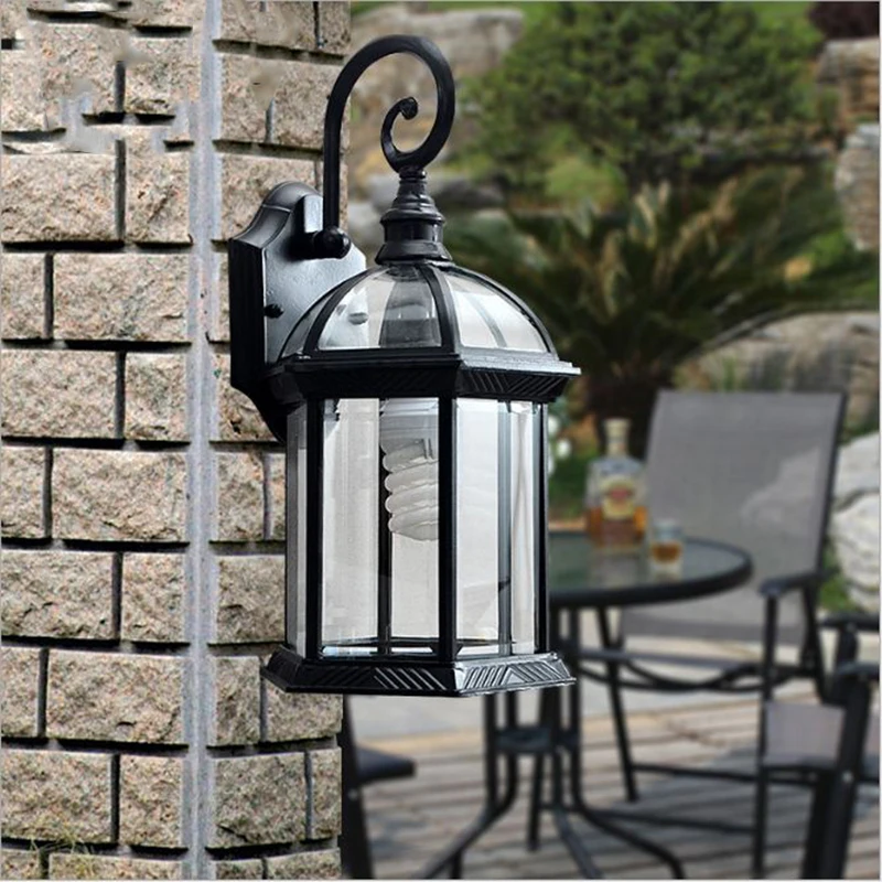 Waterproof Outdoor Wall Lamp European Courtyard Garden Villa E27 Lighting | Освещение