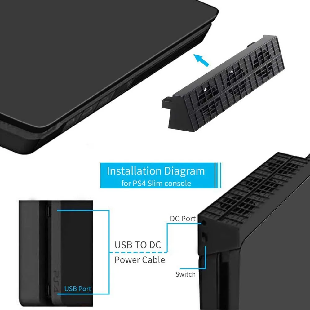 Турбо вентилятор охлаждения внешний USB кулер с автоматическим температурным