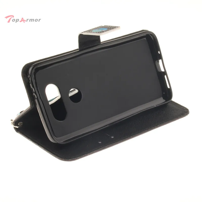 TopArmor Luxury PU Leather Wallet Flip Stand Phone Cover For LG G5 Case Back phone Shell Bags | Мобильные телефоны и