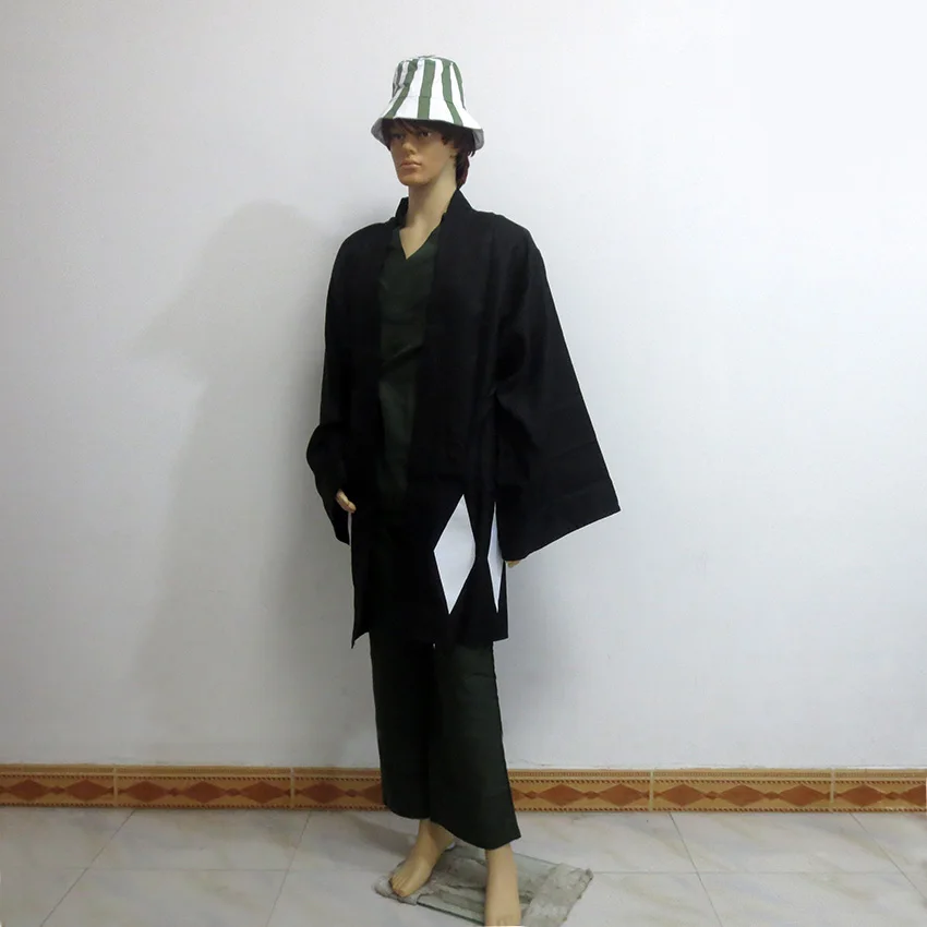 Bleach Urahara Kisuke костюм для костюмированной вечеринки на Рождество Хэллоуин униформа