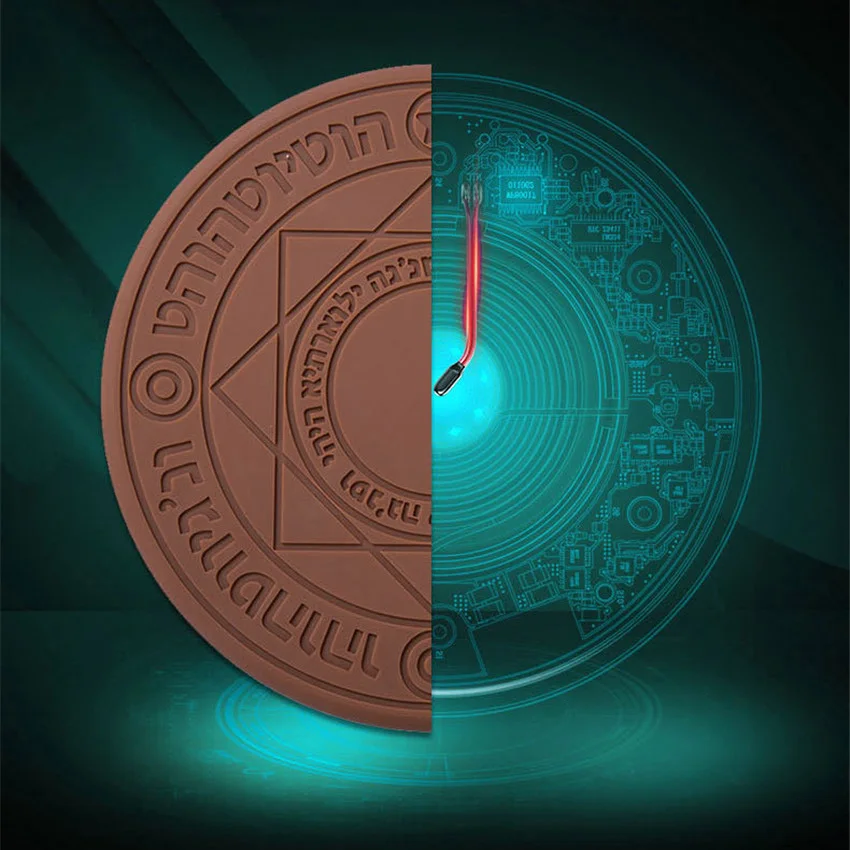 Универсальное беспроводное зарядное устройство Magic Circle 10 Вт быстрая Беспроводная зарядная подставка для iPhone XS Max X 8 samsung Xiaomi Redmi huawei