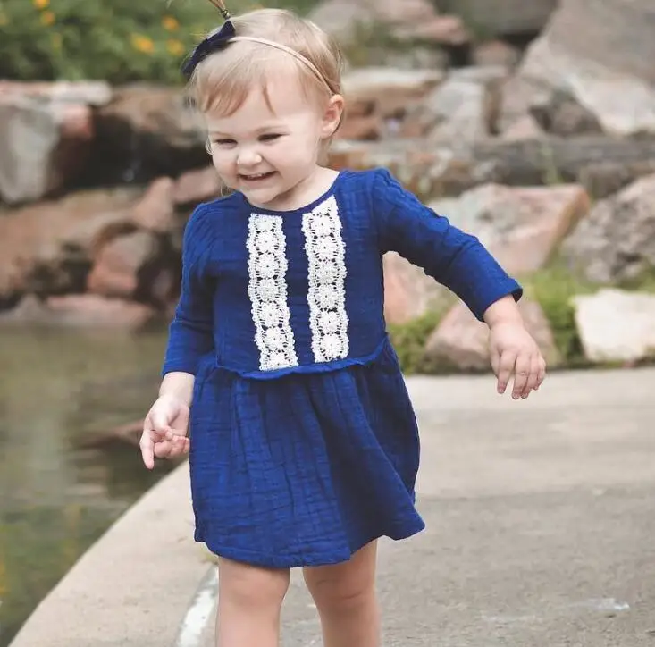 2018 Весна и Осень Европейская американская модная одежда для девочек Золотое