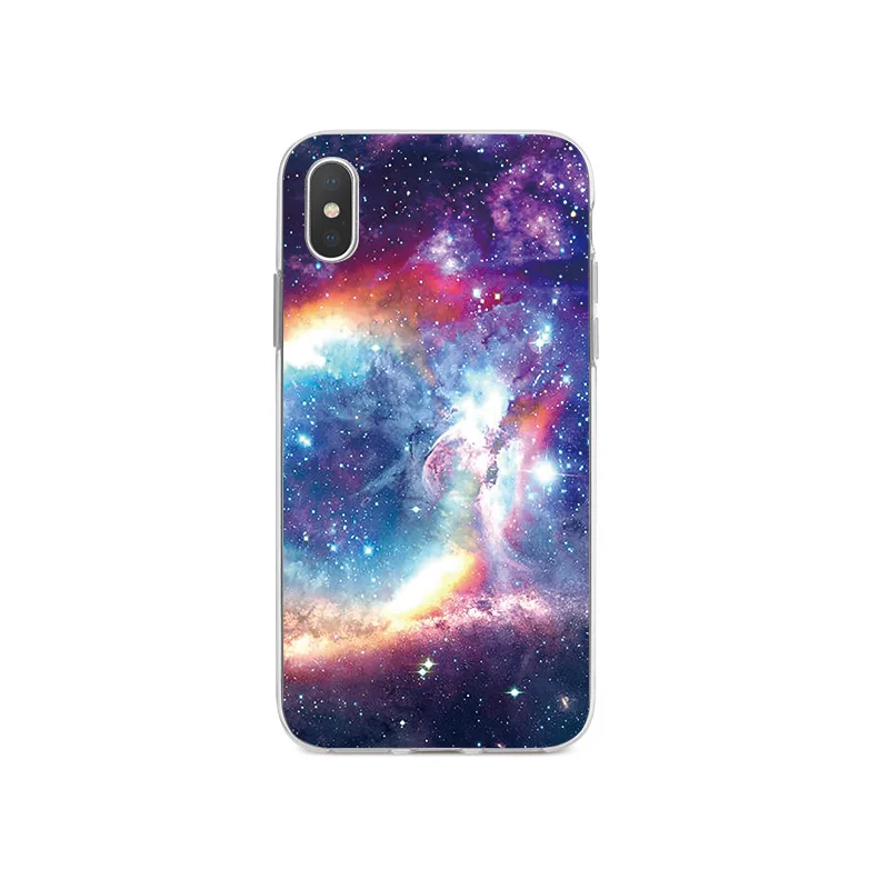 Чехол для Телефона iPhone 6 6S 7 8 Plus 5 5S SE чехол Вселенная молочный путь с рисунком