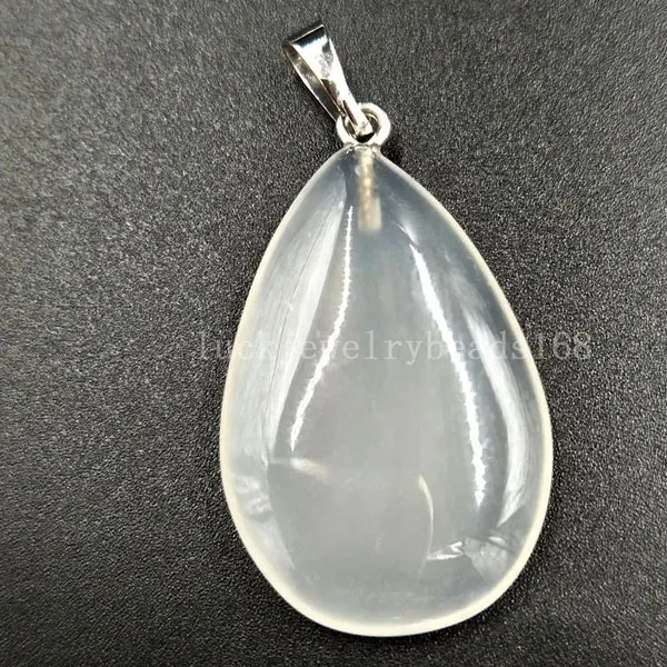 White Crystal C5406 Малахитовый тигровый глаз Сердолик Синий Песок Unikate Howlite Кристалл Золотой Камень капли воды кулон из бисера WFH521 - Окраска металла: White Crystal C5406