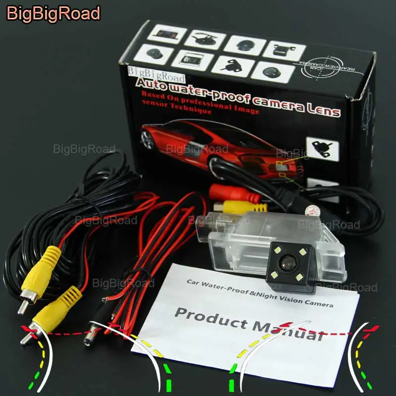 Камера заднего вида BigBigRoad для Peugeot 301 308 408 508 C5 / Citroen C4 MG3 MG5|rear view camera|car rear reverse
