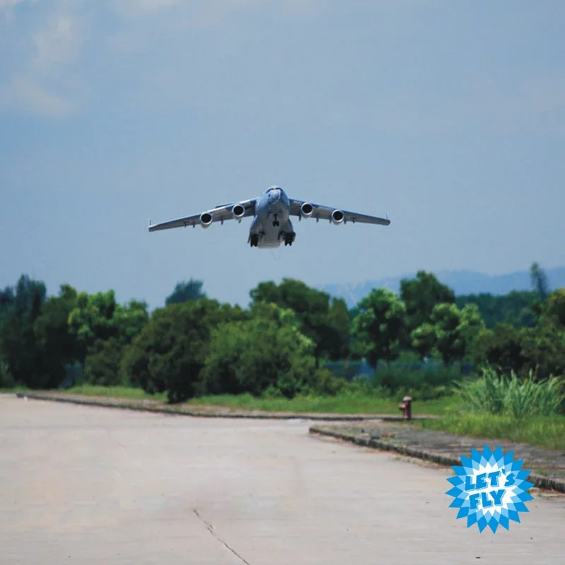 Самолет на радиоуправлении C17 военный самолет Аэробус Aieliner 2 4 ГГц 7 каналов