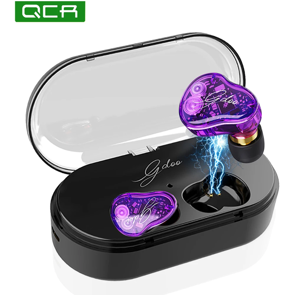 QCR Z6 Touch Bluetooth 5 0 наушники для бега Earbus True беспроводной стерео IPX7 водонепроницаемые