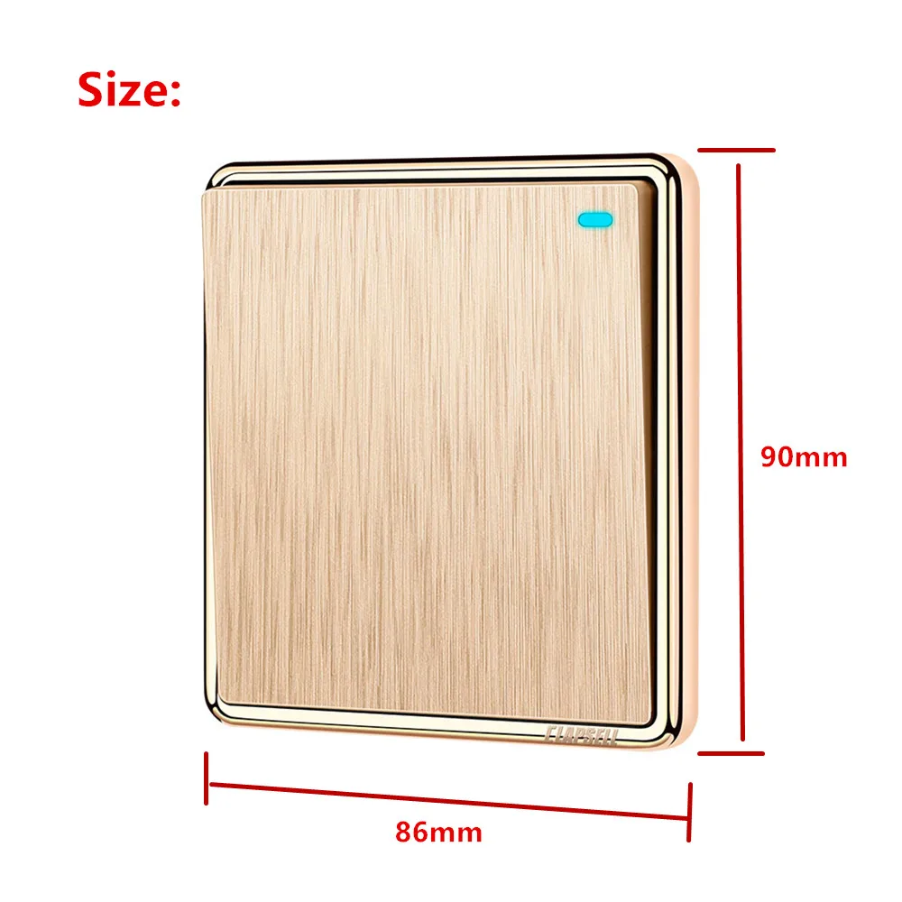 Wholesale High Quality Receptacle Panel Wall Switch Concealed AC 110V 220V 50HZ 60HZ 10A Dual Controlled Free Shipping | Обустройство