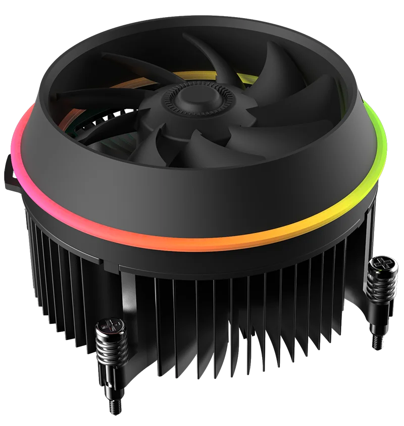 Darkflash shadow TOP-FLOW кулер для процессора 3P-5vAURA SYNC TDP 280W PWM 4pin двойное кольцо светодиодный RGB вентилятор Радиатор кулер для intel LGA 115x