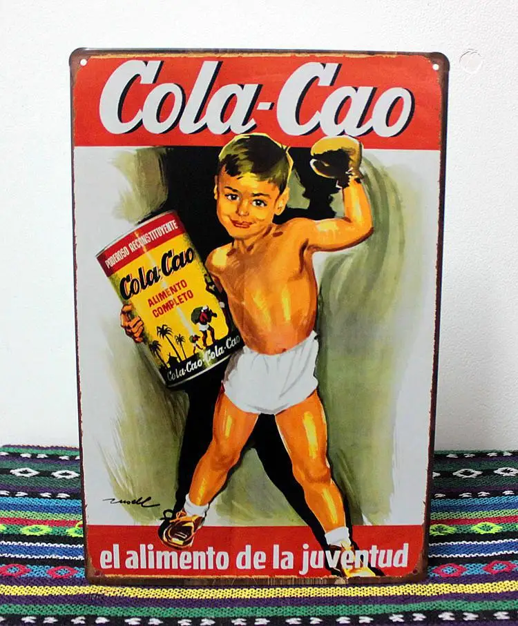 50 шт./лот металлическая вывеска потертый шик жестяная Cala Cao аркадный магазин