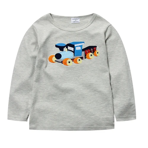 T7008 Kids Tshirt Футболка для мальчиков футболка с изображением автомобиля, Детская футболка осенний топ с длинными рукавами Koszulka Koszulki Meskie, футболка Enfant Garcon, футболки - Цвет: T7008 Kids Tshirt