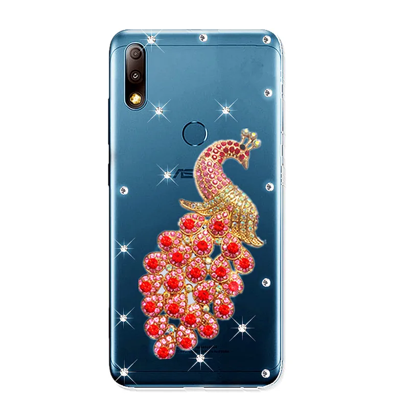 Модный чехол со стразами для Asus Zenfone Max Plus M2 ZB634KL шикарный телефона Shot |