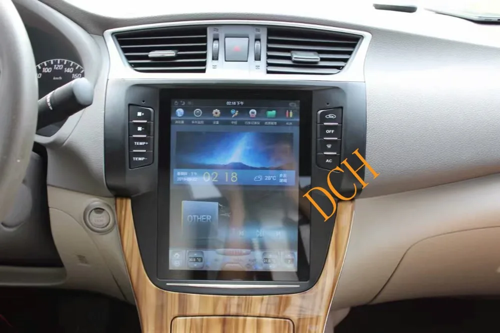 10,4 ''вертикальный экран Tesla стиль Android 8,1 автомобильный DVD gps навигация для nissan SYLPHY 2012 2013 для авто AC PX6