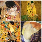 Набор для вышивки крестиком Gustav KLIMT 5d, алмазная живопись с узором Мама Любовь, Рождественские декоративные наклейки
