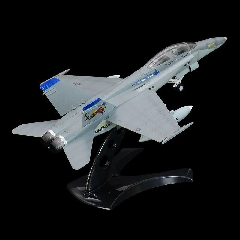 Предварительно построенный 1: 72 Масштаб F/A-18D Hornet VMFA(AW)-225 многоцелевой боевой реактивный хобби коллекционный самолет готовая пластиковая модель