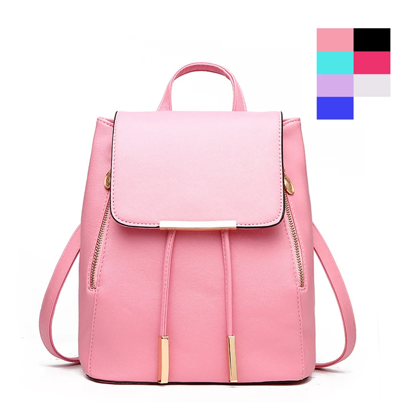 Женский кожаный рюкзак mochila escolar feminina sac a dos femme в Корейском стиле 2019|Женские