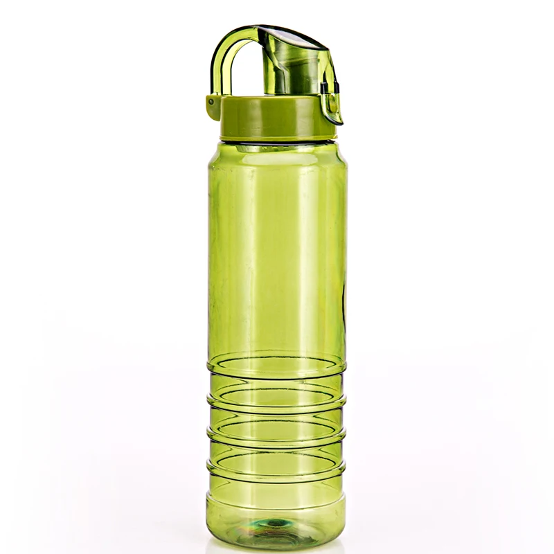 Моя бутылка 800 мл с подарочным пакетом пластиковая для воды спортивная лимонный